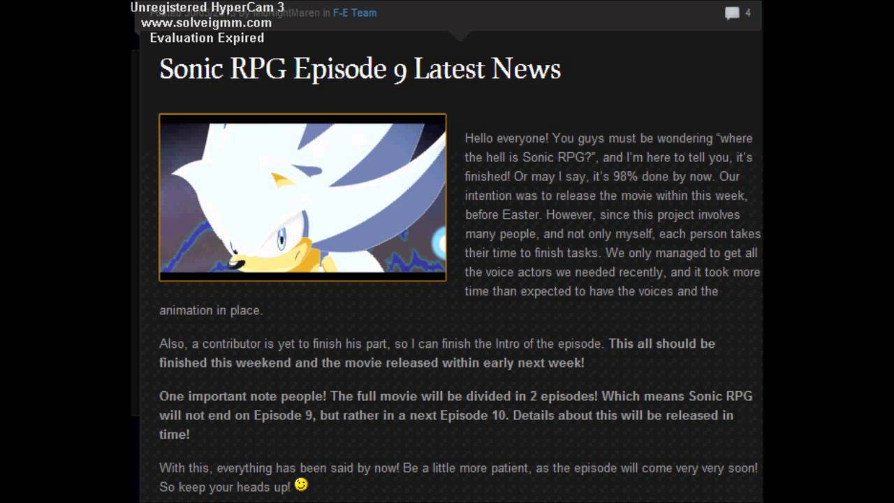 Sonic rpg - episode 9 game version